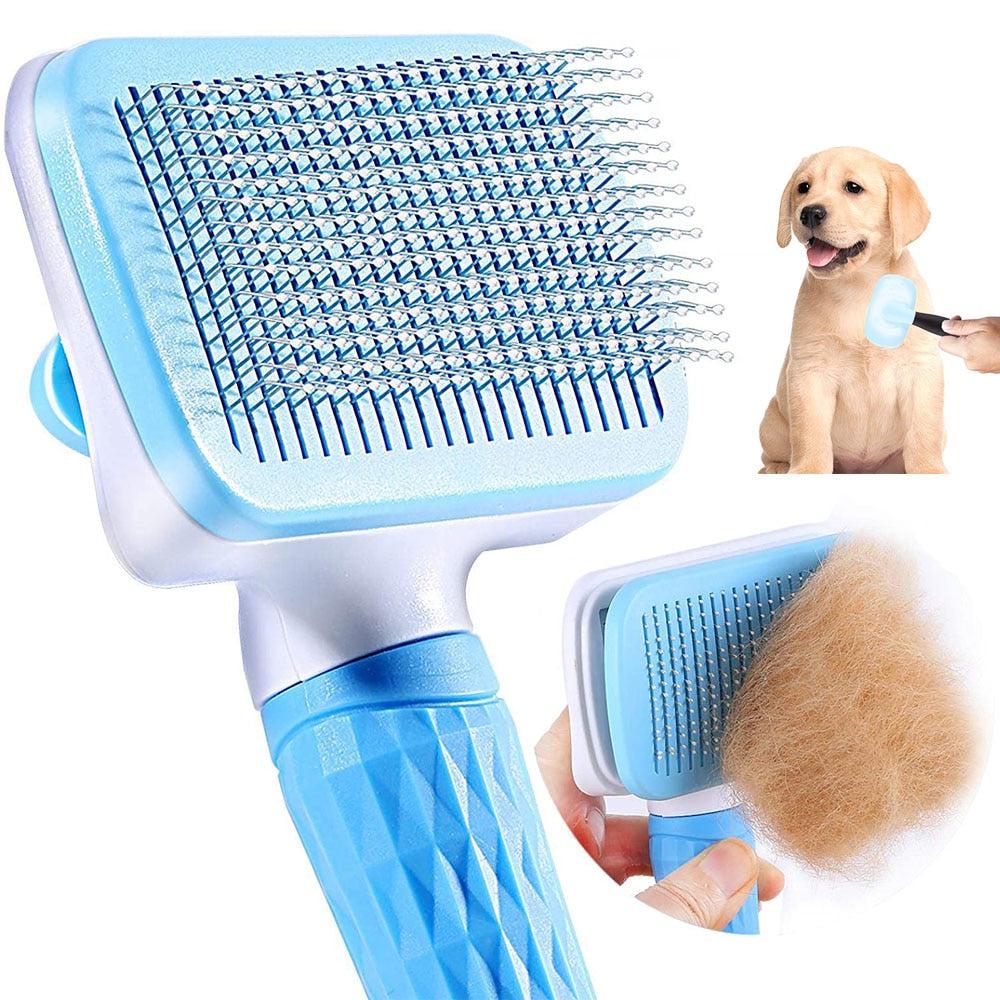 Brosse de Toilettage Épilatrice pour Chien & Chat – Poils Longs & Courts-1-Petmonde
