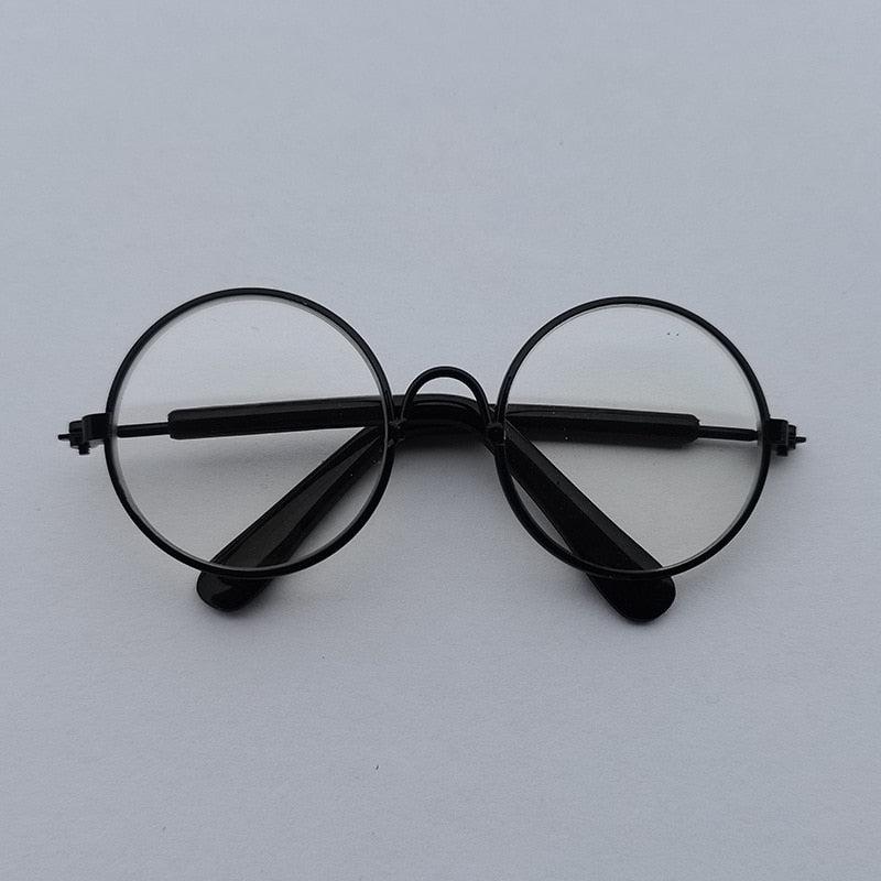 Lunettes de Soleil Ronde pour Chats et Chiens - Lunettes Réfléchissantes, Accessoire Photo Vintage-5-Petmonde