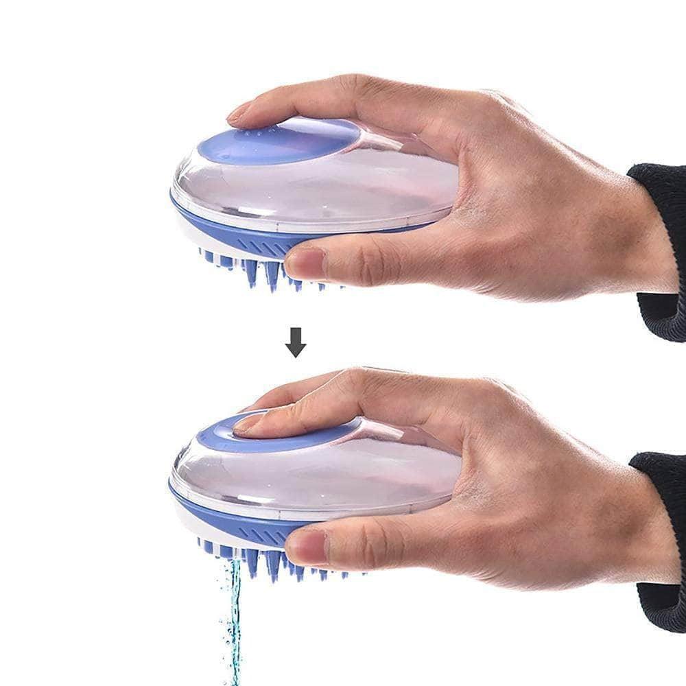 Brosse de Bain et Toilettage avec Réservoir – Chien & Chat-5-Petmonde