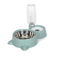 Petmonde-2 en 1 Gamelle et Fontaine automatique pour animaux de compagnie, bol pour aliments et eau, accessoire pour chien et chat--Petmonde