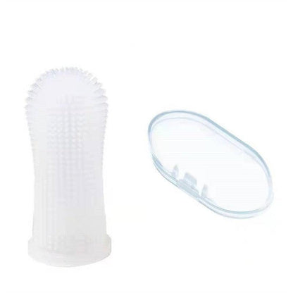 Brosse à Dents Super Douce pour Chien et Chat, Outil de Soins de la Mauvaise Haleine, Sans Silicone, Accessoires Pour Chiens et Chat-4-Petmonde