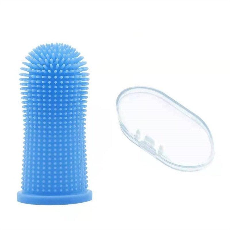 Brosse à Dents Super Douce pour Chien et Chat, Outil de Soins de la Mauvaise Haleine, Sans Silicone, Accessoires Pour Chiens et Chat-5-Petmonde