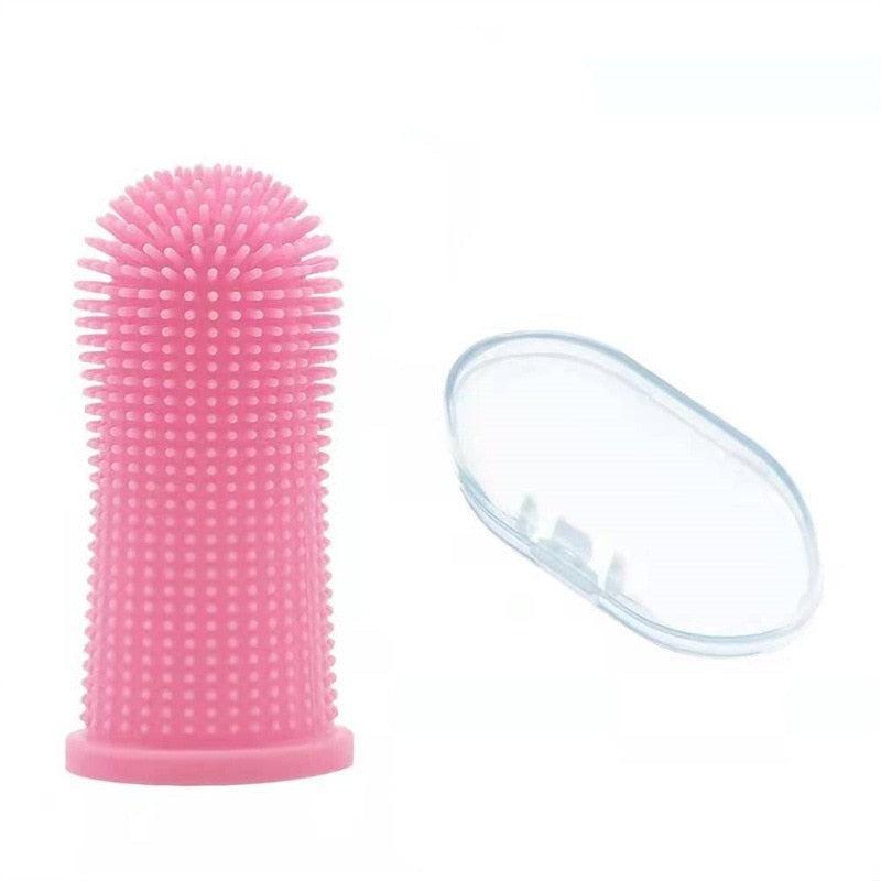 Brosse à Dents Super Douce pour Chien et Chat, Outil de Soins de la Mauvaise Haleine, Sans Silicone, Accessoires Pour Chiens et Chat-2-Petmonde