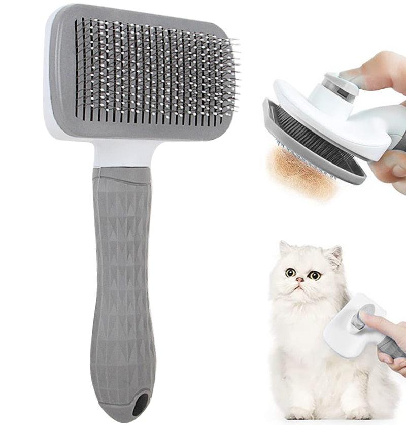 Brosse de Toilettage Épilatrice pour Chien & Chat – Poils Longs & Courts-8-Petmonde