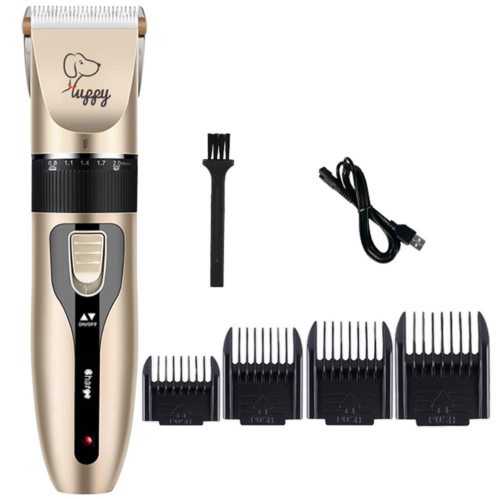 Tondeuse Professionnelle Rechargeable pour Animaux – Ensemble Complet pour Toilettage et Coupe de Cheveux pour Chiens et Chats-4-Petmonde