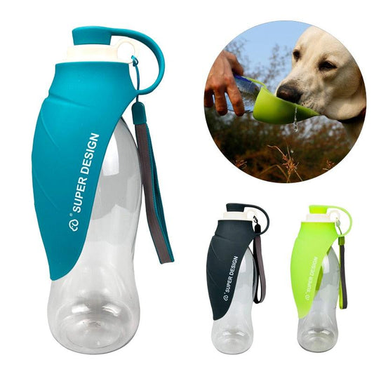 Gourde de Voyage en Silicone Souple pour Animaux de Compagnie – Distributeur d'Eau Portable pour Chiens et Chats-1-Petmonde