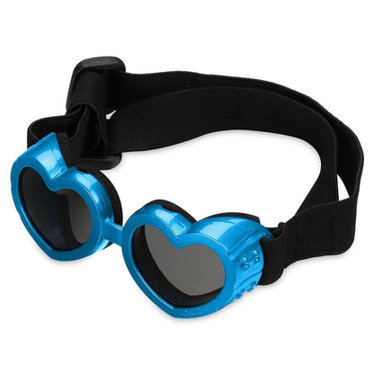 Lunettes de Soleil en Forme de Cœur pour Chiens et Chats - Protection UV, Sangle Réglable-7-Petmonde