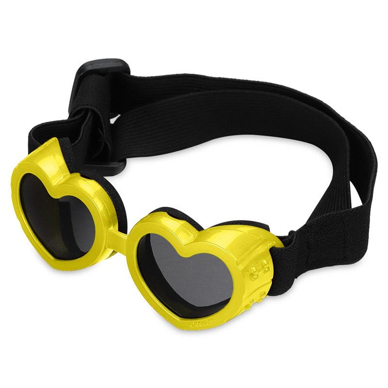 Lunettes de Soleil en Forme de Cœur pour Chiens et Chats - Protection UV, Sangle Réglable-4-Petmonde