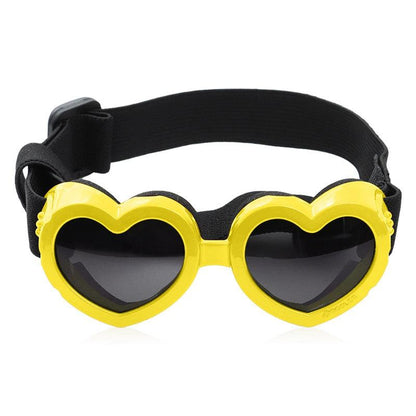 Lunettes de Soleil en Forme de Cœur pour Chiens et Chats - Protection UV, Sangle Réglable-10-Petmonde