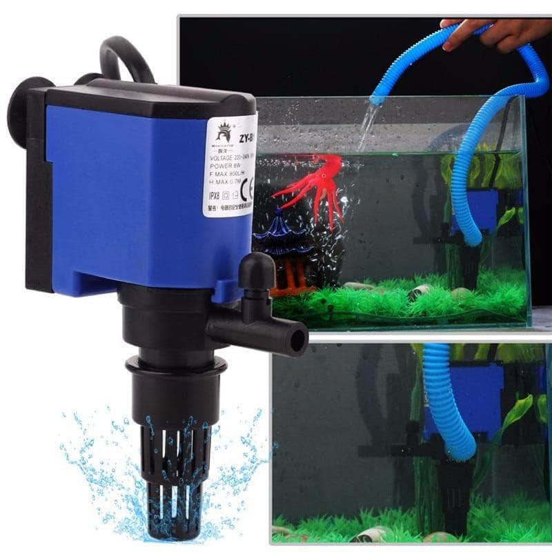 3 en 1 filtre interne submersible, pompe à air et purificateur d'eau pour aquarium-1-Petmonde