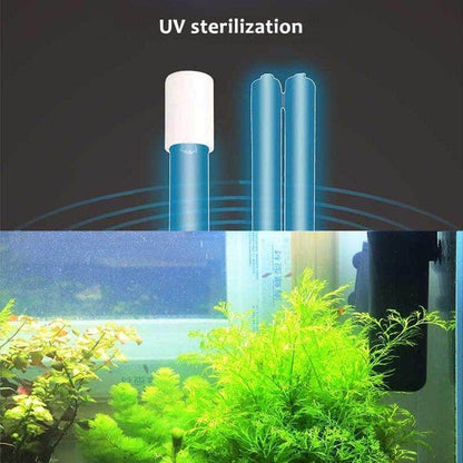 4 en 1 filtre interne d'aquarium nouvelle génération système de filtration à lampe UV stérilisateur et purificateur à UV-C et pompe à air-2-Petmonde