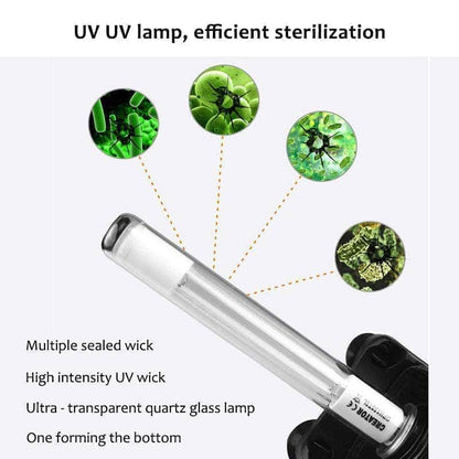 4 en 1 filtre interne d'aquarium nouvelle génération système de filtration à lampe UV stérilisateur et purificateur à UV-C et pompe à air-3-Petmonde