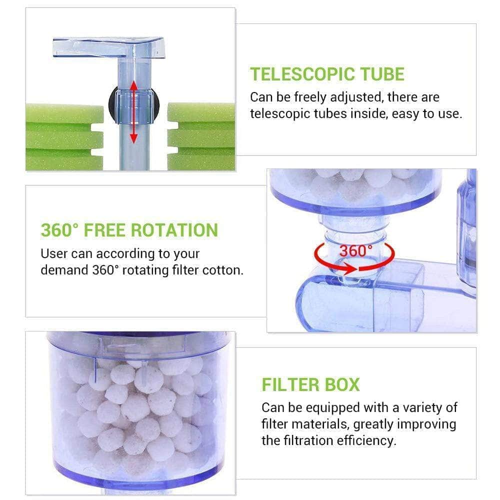 Filtre à éponge biochimique pour crevettes et poissons-10-Petmonde