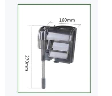 Filtre externe à cascade système de filtration suspendu ultra-silencieux-7-Petmonde