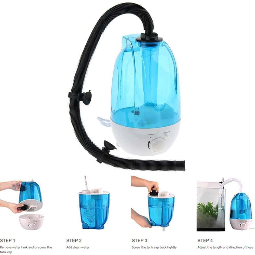 Humidificateur Silencieux pour Reptiles – Brumisateur Grande Capacité 3L/4L-3-Petmonde