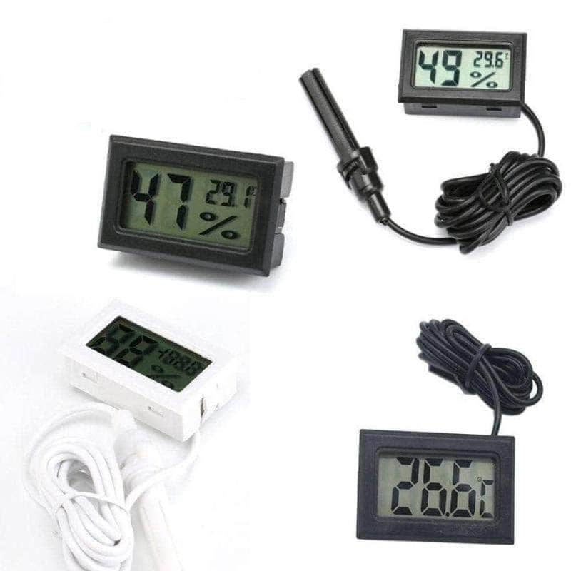 Petmonde-Hygromètre thermomètre avec affichage LCD pour aquarium terrarium reptile-Aquarium Temperature Controllers--Petmonde