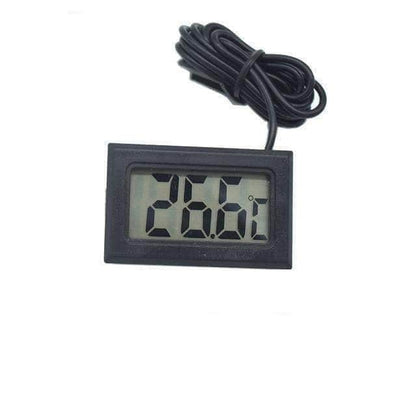 Petmonde-Hygromètre thermomètre avec affichage LCD pour aquarium terrarium reptile-Aquarium Temperature Controllers-Thermomètre noir-Petmonde