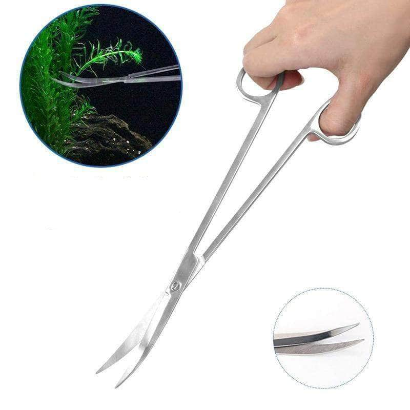 Kit de maintenance et d'entretien pour plantes d'aquarium outils aquascaping en acier inoxydable-7-Petmonde