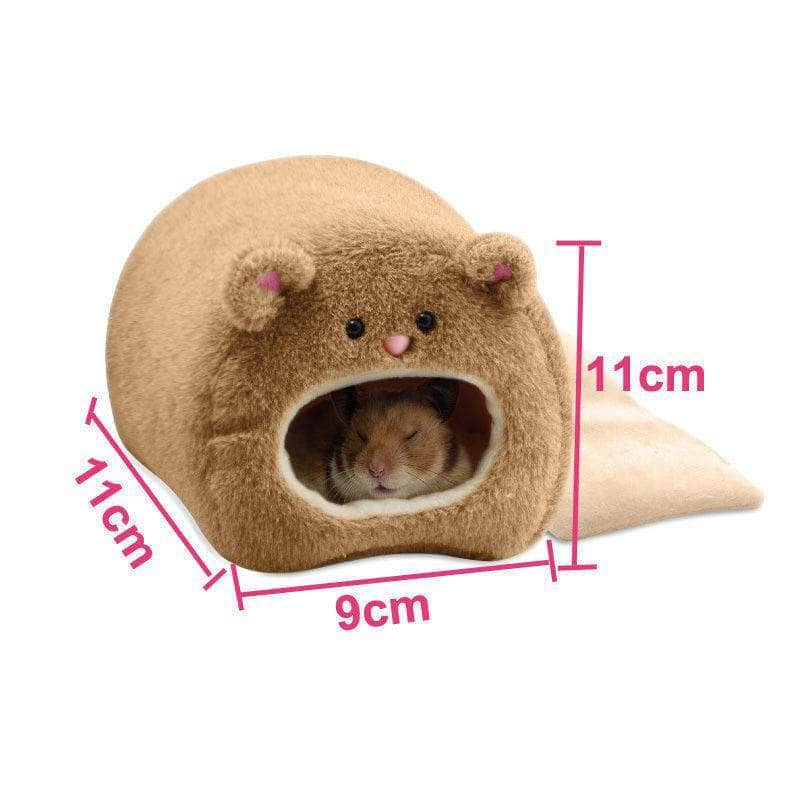 Lit hamster petit rongeur nid en coton peluche accessoire hamster souris-4-Petmonde