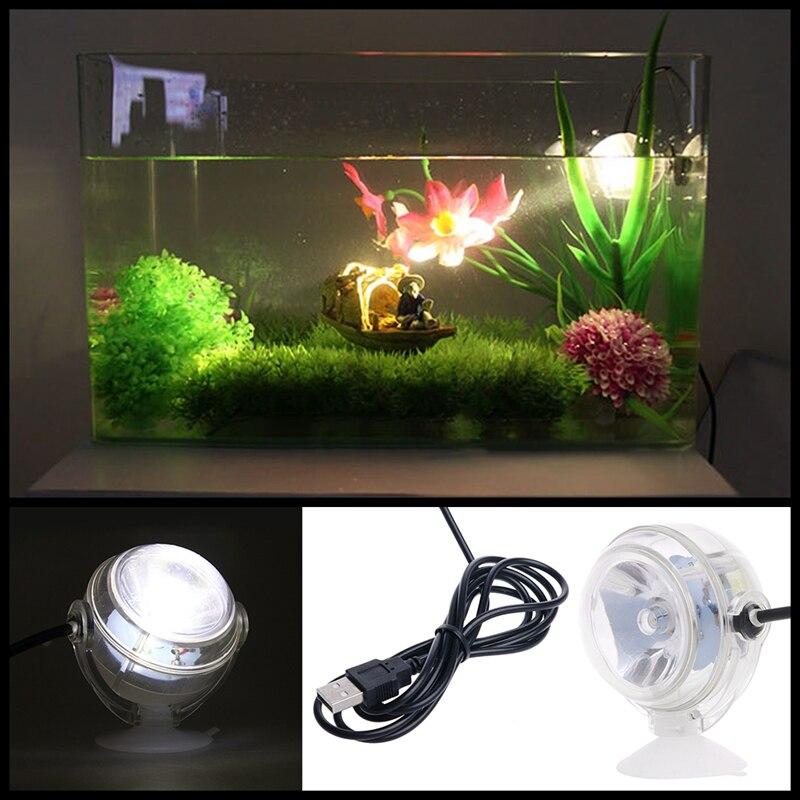 Lumière LED submersible étanche fixation à ventouse pour aquarium-12-Petmonde