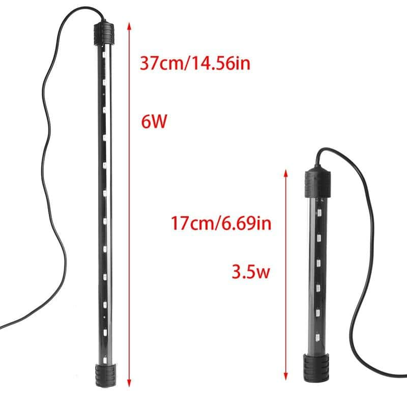 Lumière d'aquarium barreau LED submersible étanche IP68-6-Petmonde