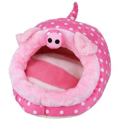 Maison petit rongeur lit hamster cochon d'inde souris nid en coton pelucheux-3-Petmonde