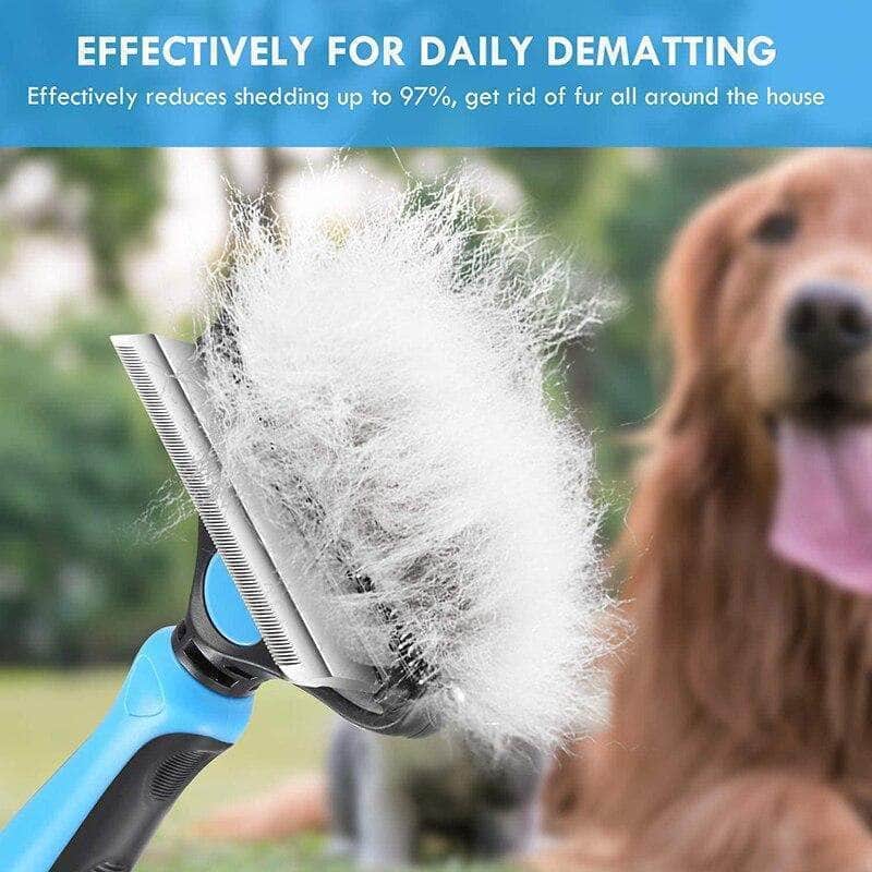 Peigne de toilettage professionnel double face pour chien et chat-3-Petmonde