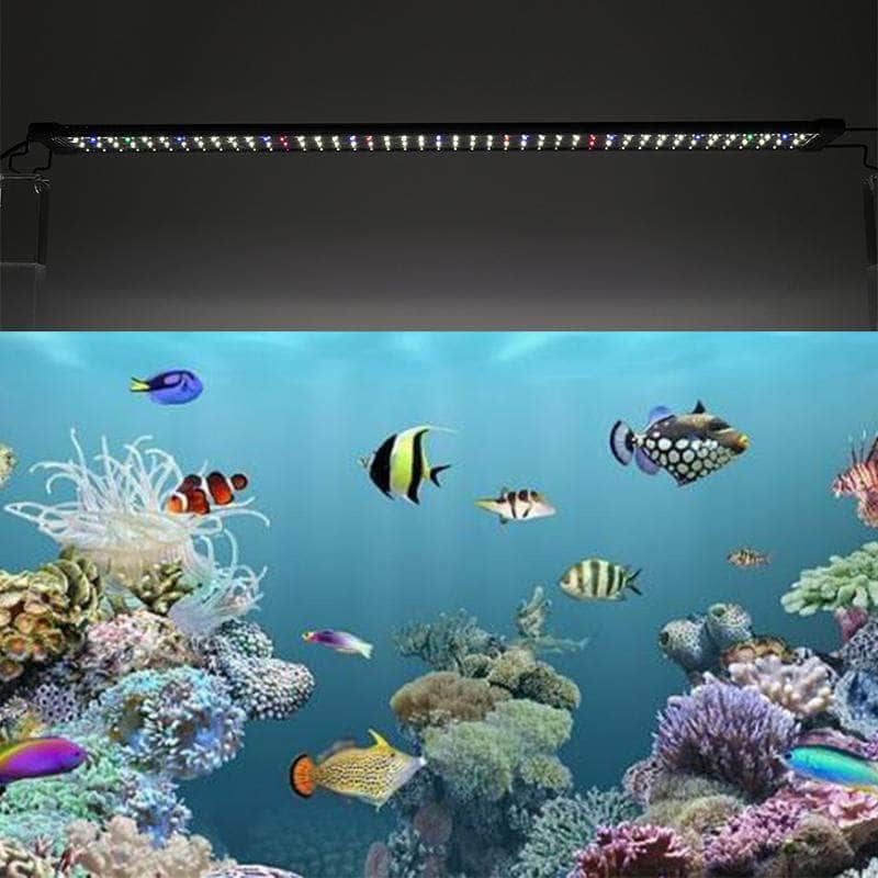 Rampe à LED éclairage aquarium planté lumière spectre complet pour aquarium de 100-110 cm de longueur-4-Petmonde