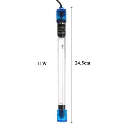 Stérilisateur UV-C submersible anti-algues désinfection et traitement d'eau pour aquarium 5/7/9/11/13W-5-Petmonde