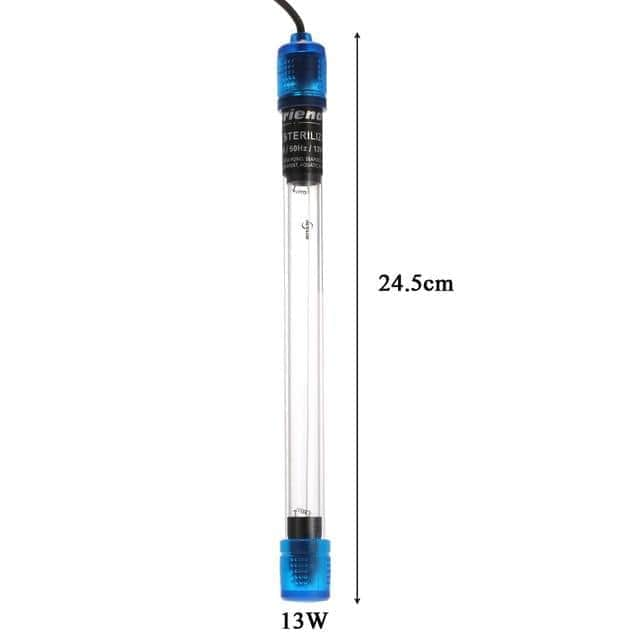 Stérilisateur UV-C submersible anti-algues désinfection et traitement d'eau pour aquarium 5/7/9/11/13W-3-Petmonde