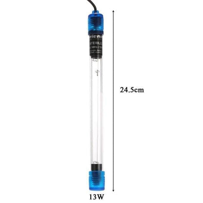 Stérilisateur UV-C submersible anti-algues désinfection et traitement d'eau pour aquarium 5/7/9/11/13W-3-Petmonde