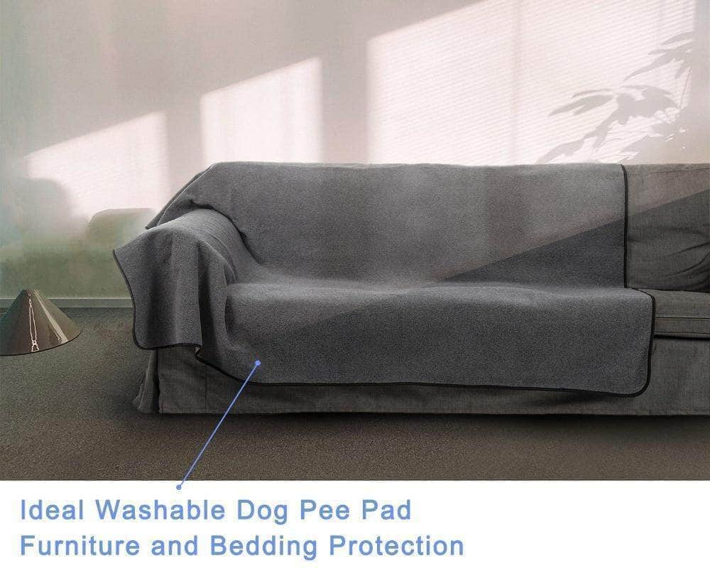 Tapis lavable pour chien avec absorption rapide réutilisable étanche pour l'entraînement, le voyage, la voiture et le canapé-9-Petmonde