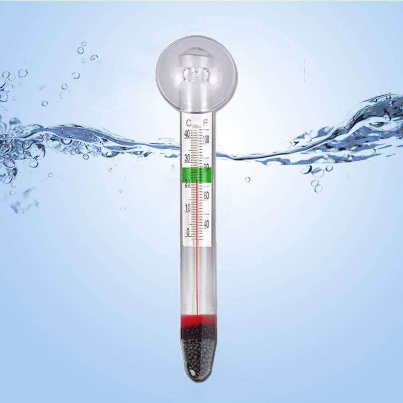 Thermomètre submersible étanche en verre outil de mesure accessoire pour aquarium-1-Petmonde